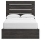 Hollivern Full Panel Bed with Storage with Mirrored Dresser, Chest and Nightstand